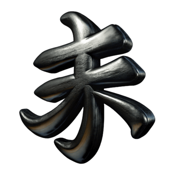 vibrant artistic Detailed Chinese Calligraphy Brushstrokes Black Ink Isolated professional png