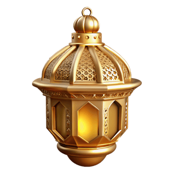 dramatic artistic Diwali Lantern Intricate Design Gold Isolated 4K png