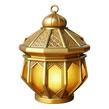 dramatic vintage Diwali Lantern Intricate Gold Design Isolated high resolution png