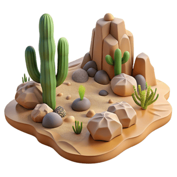 stunning vintage Drone Image of Desert Landscape with Rock Formations Transparent Background professional png