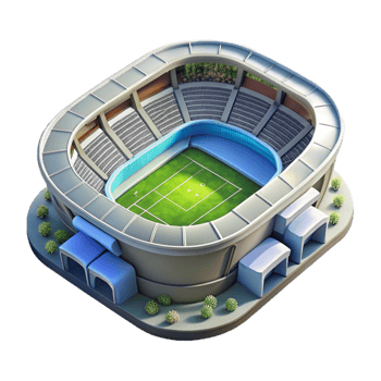 wonderful classic Drone View of Stadium During Game Isolated genuine png