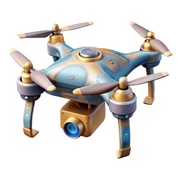 elegant modern Drone with Camera Attached Transparent authentic png