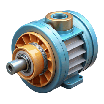 beautiful traditional Electric Motor Cutaway View Isolated exclusive png