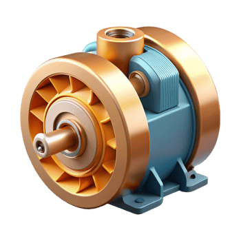 stunning rustic Electric Motor Cutaway View Isolated professional png