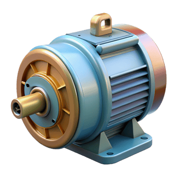 stunning traditional Electric Motor Front View Isolated genuine png
