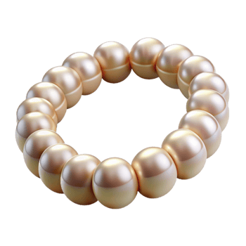magnificent minimalist Elegant Pearl Bracelet Transparent Background Cutout genuine png
