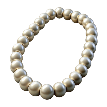 elegant rustic Elegant Pearl Necklace Transparent Background Cutout high resolution png