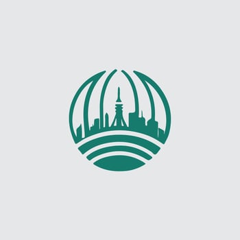 Globe Wave Globe design vector