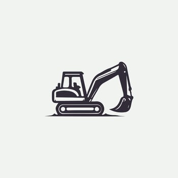 Earth Drill Excavators Logo vector