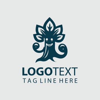 Legend Mascot tree design vector