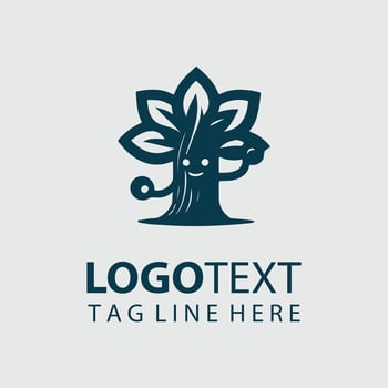 Forest Phantom Mascot tree design vector