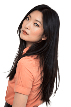 High-Quality Portrait of a Gorgeous Asian Beauty with a Fresh and Aesthetic Fashion Photography Style png