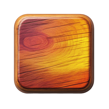 Wooden Square App Icon png