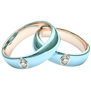 Pair of matching blue rings sparkling diamonds and a aesthetic png