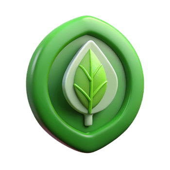 serene vintage Environmental Protection Symbol Green Cutout exclusive png