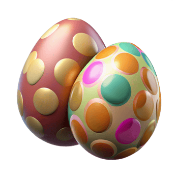 dramatic vintage Family Easter Egg Hunt Transparent Background 4K png