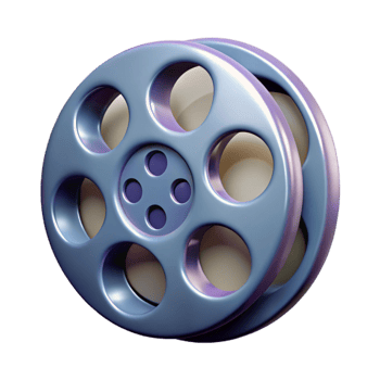 stunning artistic Film Reel Side View Transparent Element genuine png