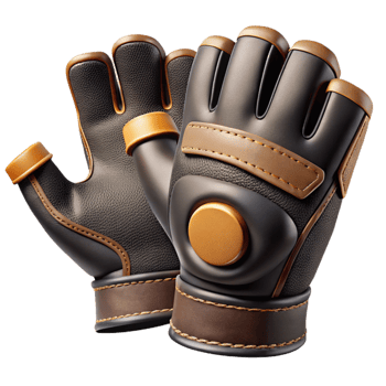 vibrant vintage Fitness Gloves Black Color Cutout genuine png