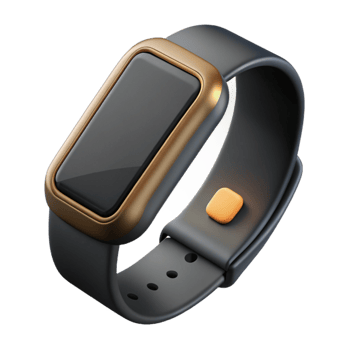 wonderful vintage Fitness Tracker Black Oled Display Isolated premium png
