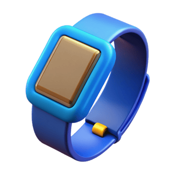 extraordinary rustic Fitness Tracker Blue Screen with Transparent Background high quality png