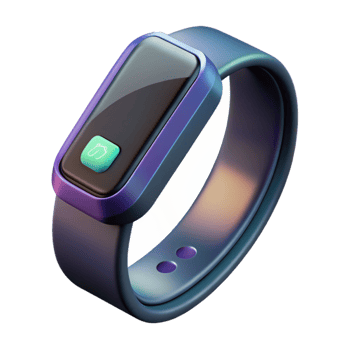 dramatic creative Fitness Tracker with Step Count Display Transparent Element high quality png