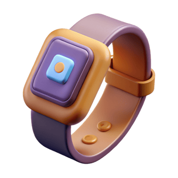 beautiful creative Fitness Tracker with Step Count Display Transparent Element high resolution png