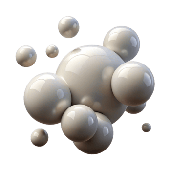 magnificent creative Floating Bubbles Symbolizing Thoughts with Transparent Background Isolated exclusive png