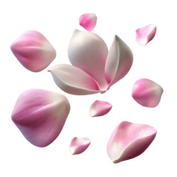 extraordinary traditional Flower Petals Falling Isolated original png