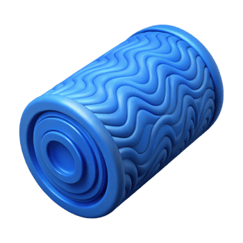 stunning traditional Foam Roller Blue Dense Isolated Element high resolution png