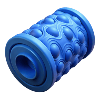 magnificent vintage Foam Roller Blue Muscle Recovery Cutout authentic png