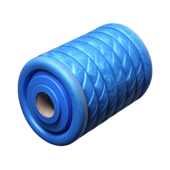 stunning abstract Foam Roller Blue Textured Isolated authentic png