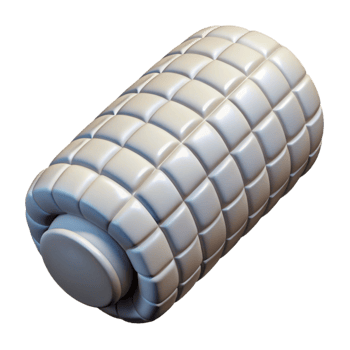 impressive minimalist Foam Roller Grid Pattern Transparent Background exclusive png