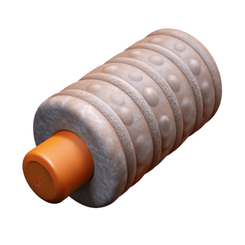 dramatic minimalist Foam Roller Isolated Element original png