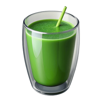 magnificent traditional Fresh Green Juice in Glass Front View Transparent exclusive png