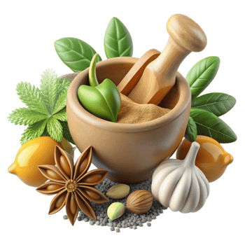 beautiful creative Fresh Herbs and Spices Culinary Wellness Cutout exclusive png