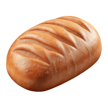 elegant vintage Freshly Baked Bread Loaf Isolated Rustic Style original png
