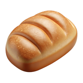 vibrant modern Freshly Baked Bread Loaf Isolated Rustic Style high resolution png