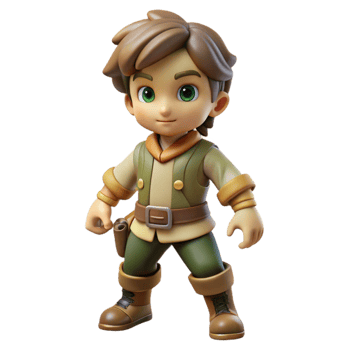 impressive classic Game Character Sprite Idle Pose Isolated high resolution png