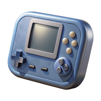 impressive rustic Game Console Front View Isolated Element professional png