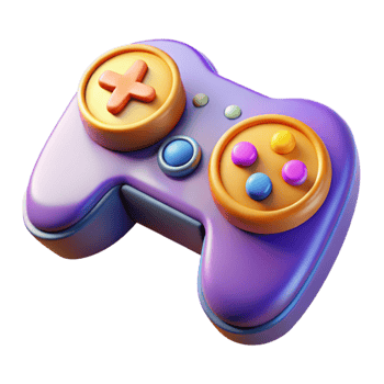 elegant contemporary Game Controller Buttons Isolated with Colorful Design original png