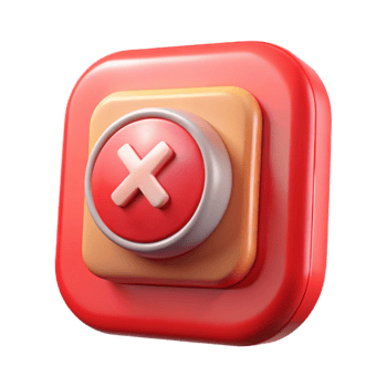 beautiful abstract Game Exit Button Red Color Isolated original png