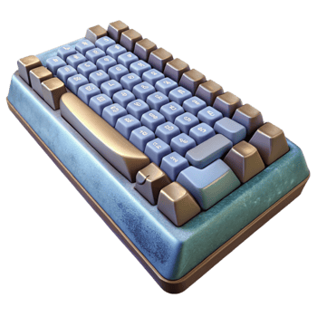 magnificent vintage Gaming Keyboard Mechanical Keys Isolated Element detailed png