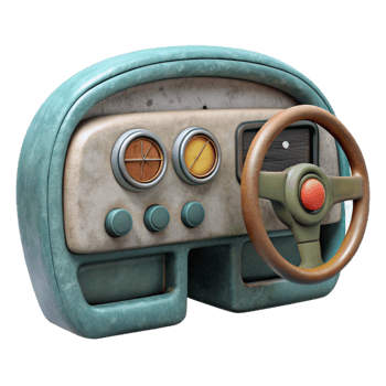 dramatic classic Generic Car Dashboard Isolated original png