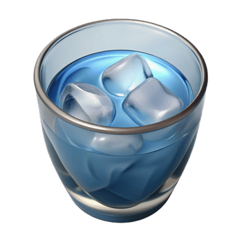 impressive modern Glass of Water with Lemon Cutout professional png