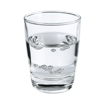 A clear glass of water filled to the brim, showcasing bubbles, against a pristine transparent background, glass of water isolated on transparent background png