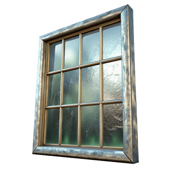 serene classic Glass Window Pane Clear Transparent Background high quality png