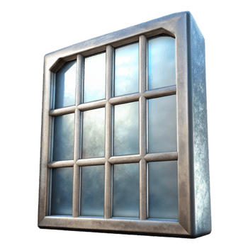 magnificent contemporary Glass Window Pane Frosted Effect Cutout authentic png