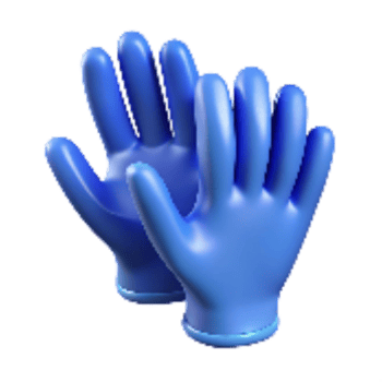 wonderful contemporary Gloves Nitrile Blue Disposable Cutout professional png