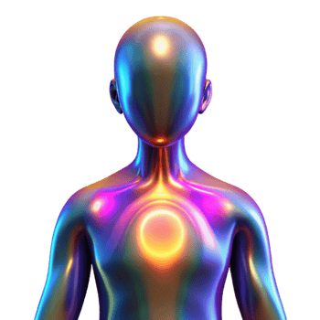 stunning rustic Glowing Aura Around Human Silhouette Cutout exclusive png