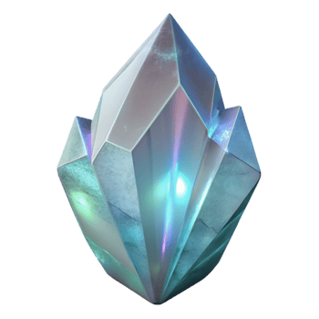 wonderful artistic Glowing Crystal Clear Quartz Cutout genuine png